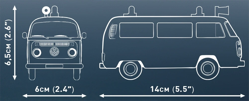 COBI Volkswagen T2b Krankenwagen Bausatz - Bausteine Made In EU